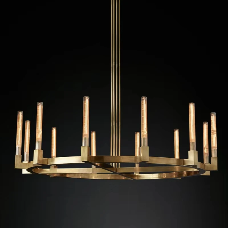 

Plafonnier LED E14 au Design Rétro Américain Chromé, Éclairage d'Nik, Luminaire Décoratif de Plafond, Idéal pour un Salon