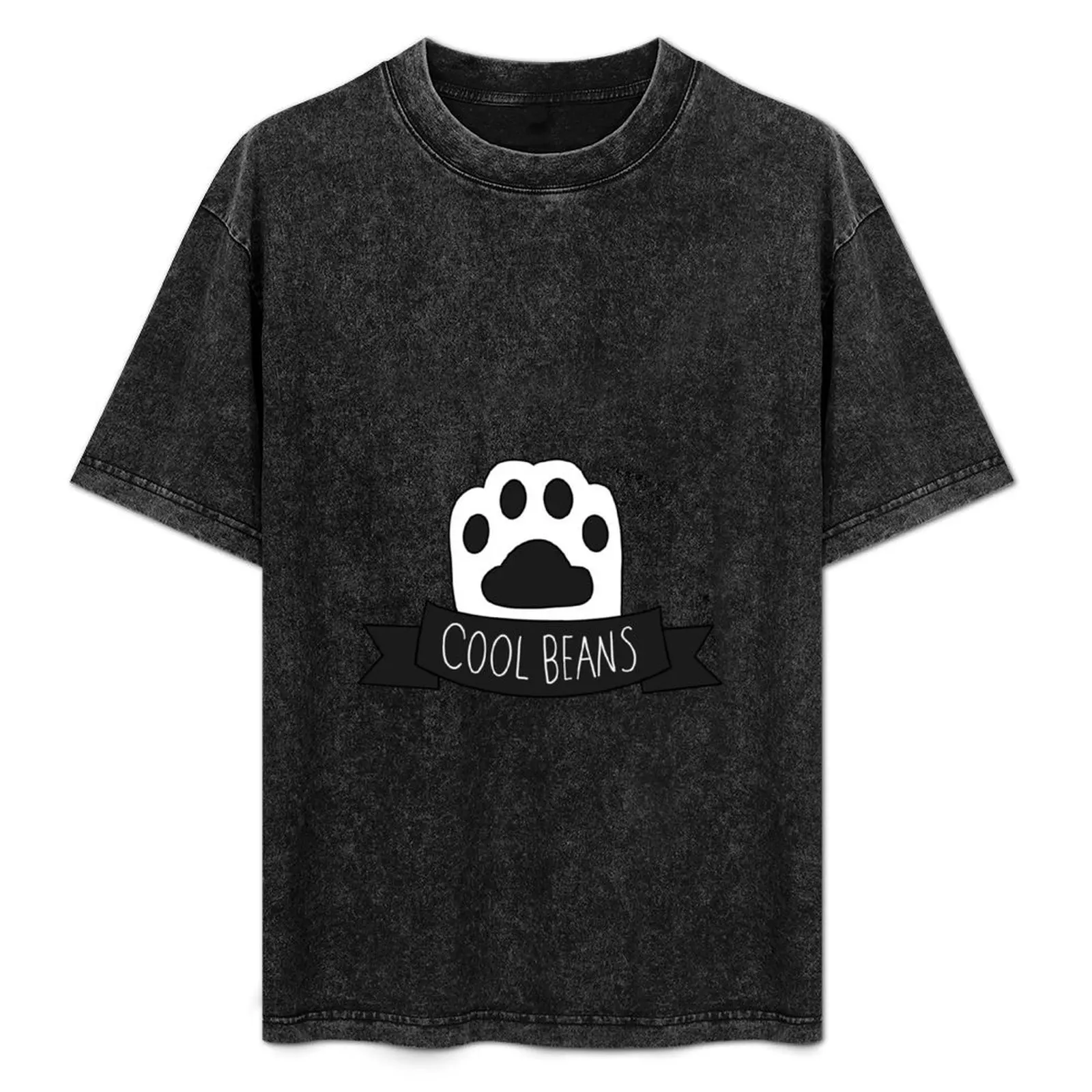 

cool beans cat paw T-Shirt Big and Tall Short Sleeve Tee