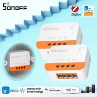 SONOFF ZBMINI L2 Extreme ZigBee Smart Switch DIY 2-Way Control Relay Module Breaker Works With Zigbee Hubs Bridge Alexa Google