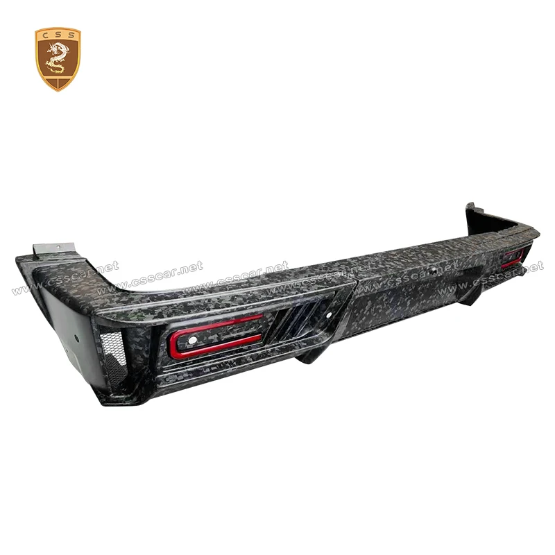 For Benz G Class W465 Upgrade MSY Style Front Bumper Side Fender Muguards Rearview Mirror Cap Tail Mouth Door Side Trims