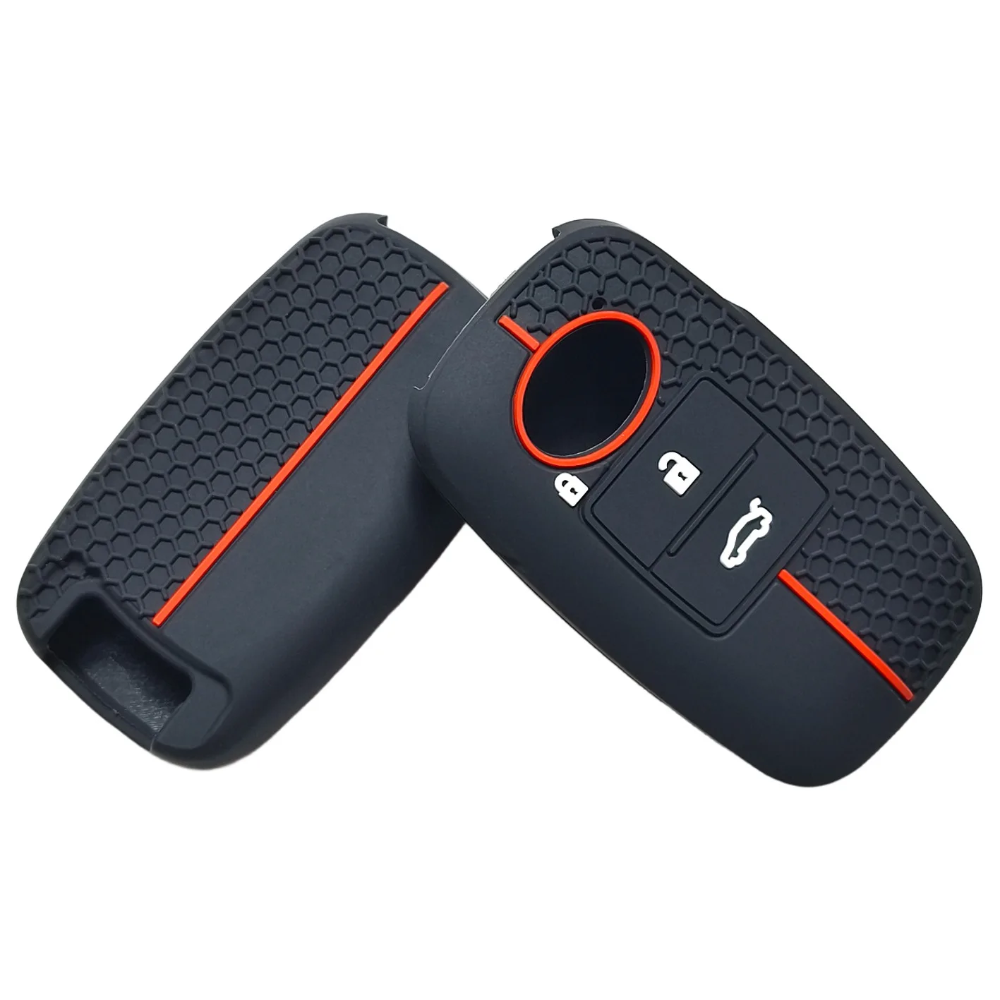 Suitable for Toyota Daihatsu Raize Malaysia Palodu Remote Control 3-button Honeycomb Pattern Car Silicone Key Cover