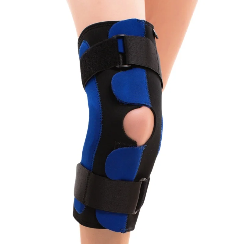 

1PC Hinged Knee Brace Open Patella Knee Pad with Adjustable Straps and Dual Side Stabilizers Knee Support for Joint Pain Relief