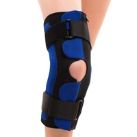 1PC Hinged Knee Brace Open Patella Knee Pad with Adjustable Straps and Dual Side Stabilizers Knee Support for Joint Pain Relief