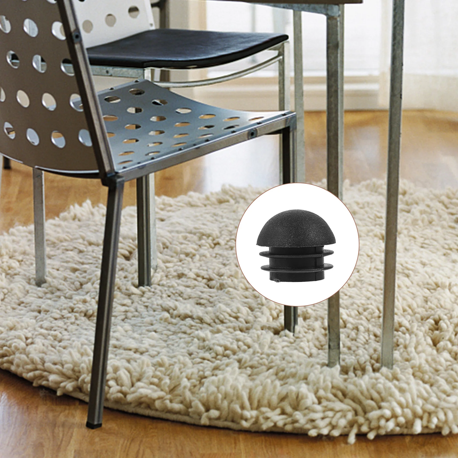 

20pcs Tube Stopper Plug Furniture Feet Cover Thickened Floor Protectors For Chair Table Furniture Leg End Caps Chair Leg Covers