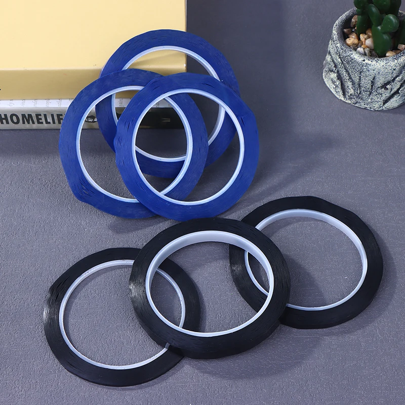 3/6/10MM 66M Graphic Whiteboard Tape Adhesive Chart Line Grid Electrical Marking Tapes High Temperature Resistant Pinstripe Tape