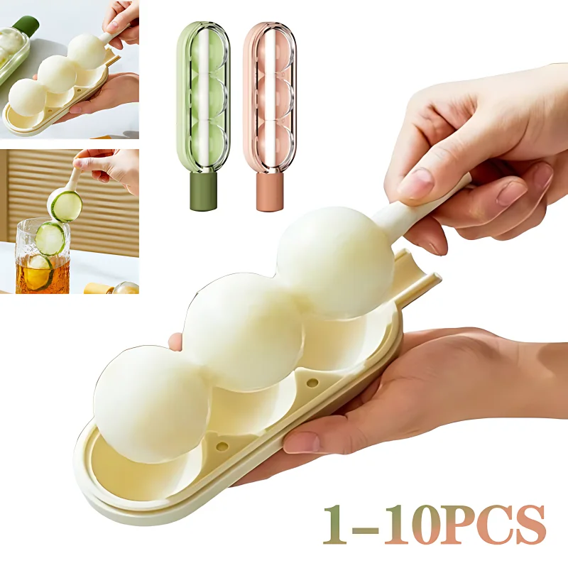 

1-10PCS Popsicle Molds with Straw Ice Cream Maker Homemade Ice Treats Reusable Ice Pop Molds for Snacks Silicone Ice Mould