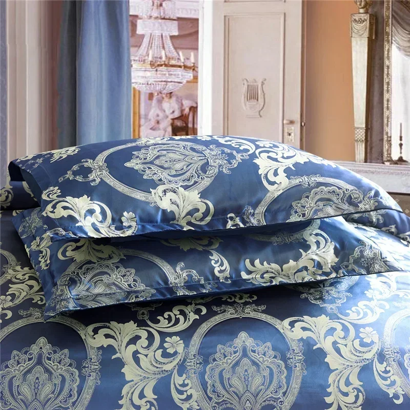 

Comforter Bedding Sets Jacquard Luxury Bedding Set Satin Modern Luxury Bedding Sets High End Rayon Wedding Duvet Cover Set Queen