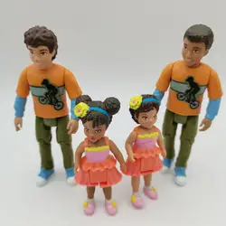 Original Dollhouse African American Toddler Sister Brother Boy Doll Sport Bike Shirt 2014 Action Figure Model Toys Gift Children