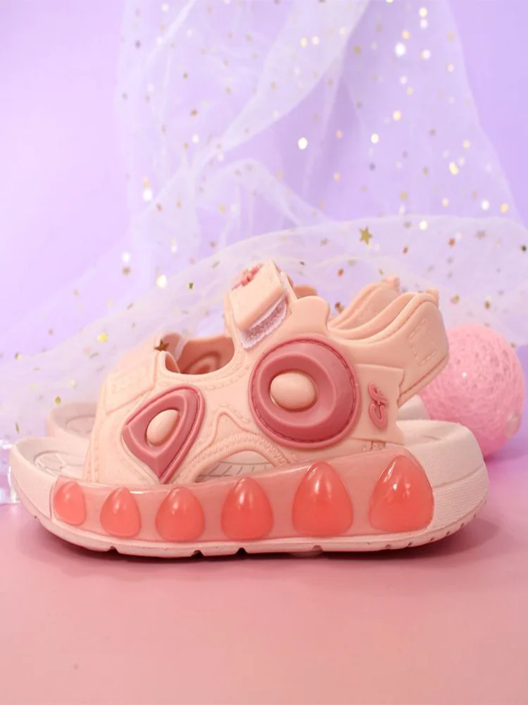 

Unisex childlike dreamy technology sense anime sense platform sandals