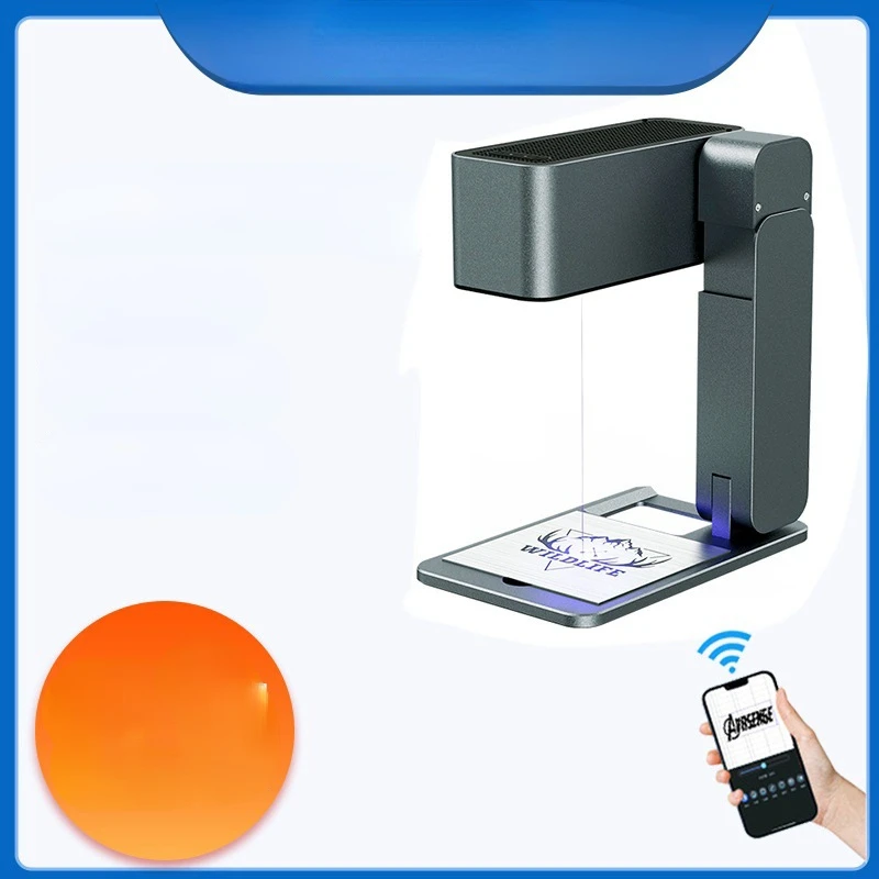 10 واط آلة النقش والقطع بالليزر الليزر لتقوم بها بنفسك ورقة سطح المكتب المعدني التلقائي بالكامل آلة الحفر بالليزر الصغيرة المحمولة