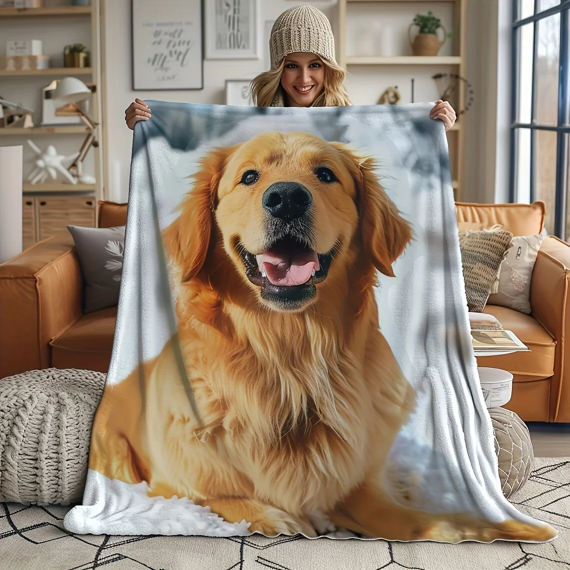 Customized Blanket Photo Customized Blanket Personalized Gift Blanket Pet Photo Customized Blanket Soft Flannel Sofa Blanket