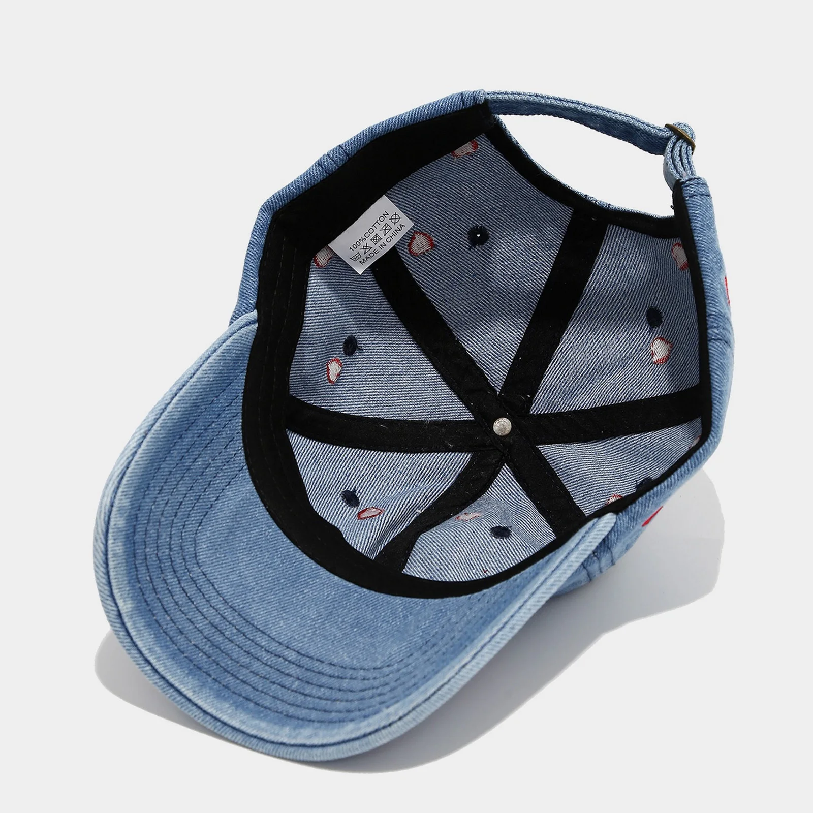 Casquette de baseball brodée pour la Saint-Valentin pour couple, chapeau réglable pour sports de plein air avec motif cœur pour lui et elle