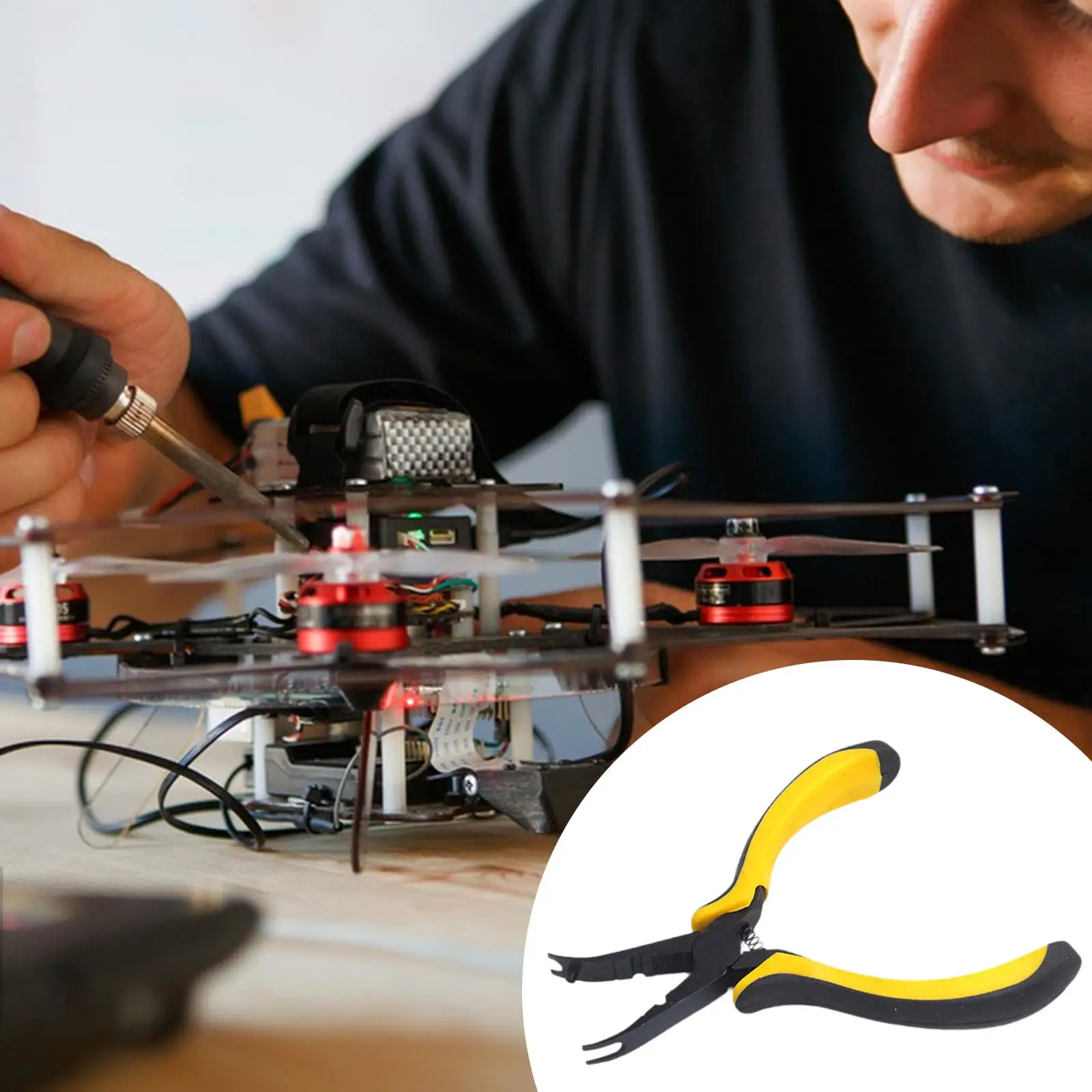 Tang Ball Link Mobil RC Tang Sambungan Bola Kepala Bengkok untuk Kendaraan RC