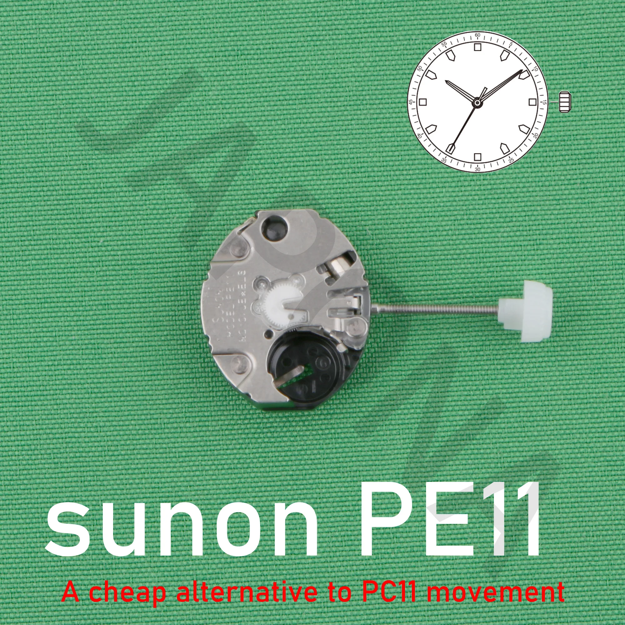 PE11 movement china sunon  pe11 movement  3hands movement A cheap alternative to PC11 movement