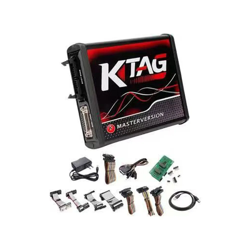 KTAG V7.020 4LED KESS V2 V5.017 OBD ECU Programmer Unlimited Version Murata Filter Car Truck ECU Chip Tuning Tool Full Cables Se