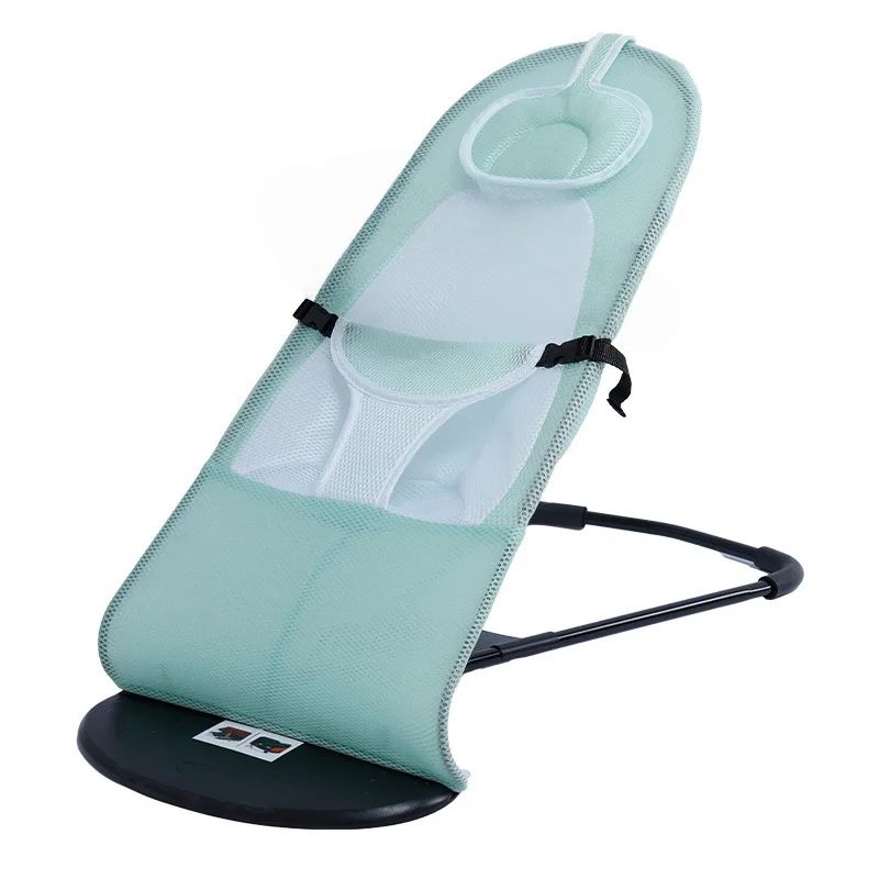 Baby Rocking Chair Baby Rocking Cart Cradle Rocking Basket Bed Baby Soothing Tool Lounge Chair Soothing Chair for Sleeping