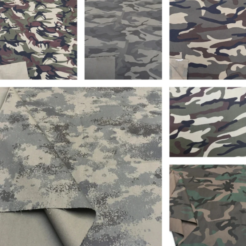 

DIY Camouflage Fabrics for Pure Cotton Clothing Pants Outdoor Workwear and Camo Clothing Tactical Gear Hunting Sewing Fabric