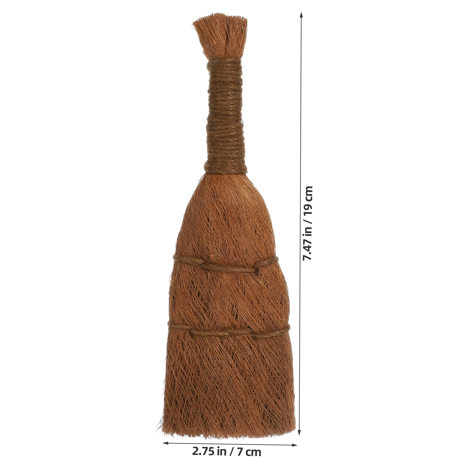 Wasser Bonsai Pinsel Schneebesen Besen Multifunktions-Blumentopf Utility Braun Silk Clean