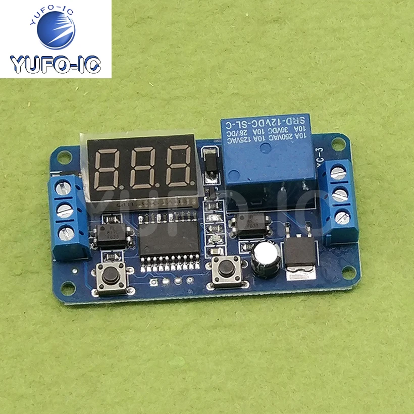 

Free Ship 3pcs Delay Switching on/off The External Trigger Delay Module 12V Relay Module Time Adjustable