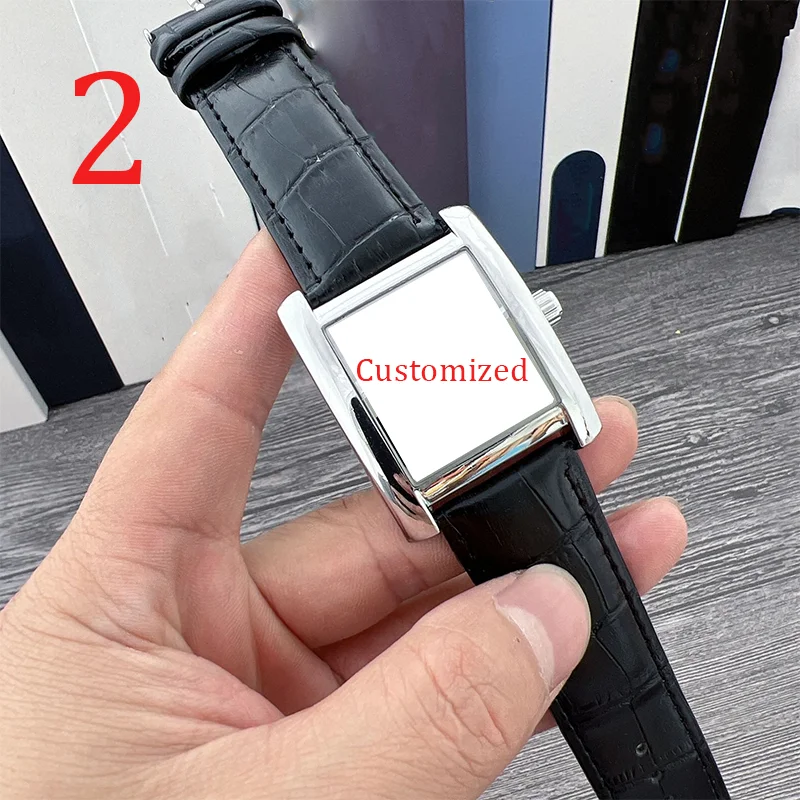 2025 Men's Watch Light Luxury Simple Retro Style Roman Leisure Automatic Mechanical Watch Women's Square Watch Can Be Customized