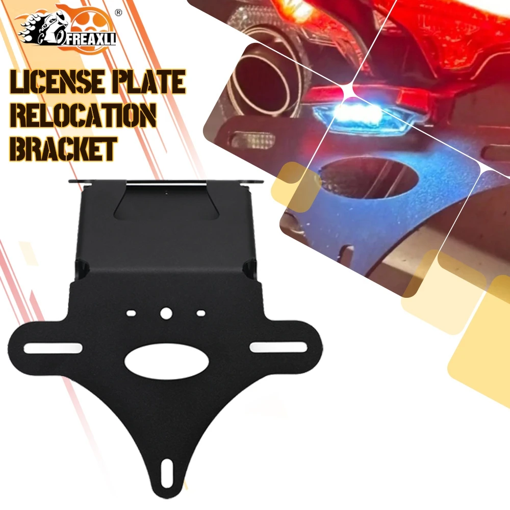 

For Honda XL750 TRANSALP 2023-2024-2025 Motorycle License Plate Holder Bracket Rear Tail Tidy Fender Eliminator Kit Accessories