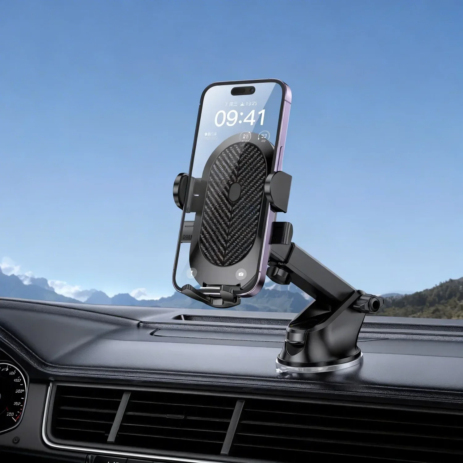 

Car Phone Holder Mount 360° Rotation Suction Cup Universal Dashboard Stand Auto Windshield Phone Bracket for Support All Phones