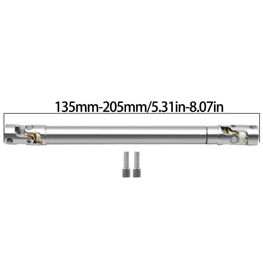 Metalen Interne Spline Aandrijfas Kruiskoppeling Aandrijfas voor 1/10 RC Auto Crawler Axiale SCX10 Gladiator YK4082 TRX4 TF2 D110