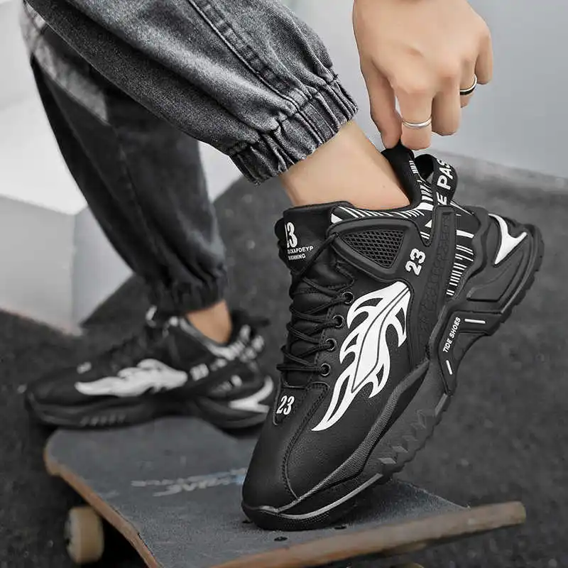 

Мужские баскетбольные кроссовки на толстой подошве для увеличения роста, размер 47, для ходьбы и бега, классические спортивные кроссовки