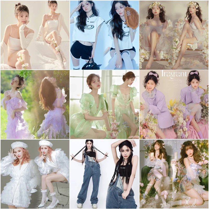 

New Women's Photography Clothing Personal Artistic Style Pure Desire Fashionable Studio Theme Shooting Outfit Personality