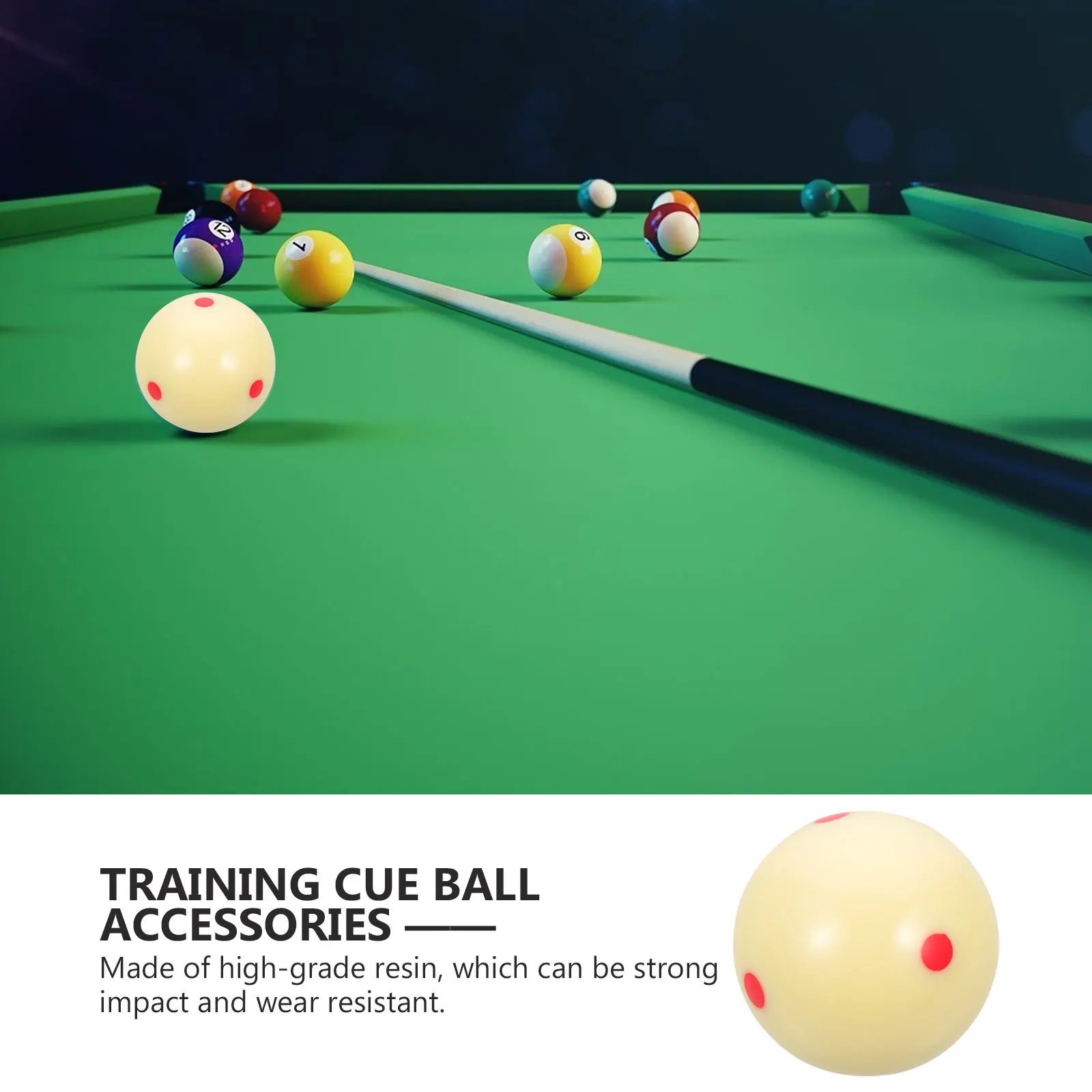 

Billiard Training Accessories Cue Ball for Billiards Supplies Accessory Practice Pool Balls
