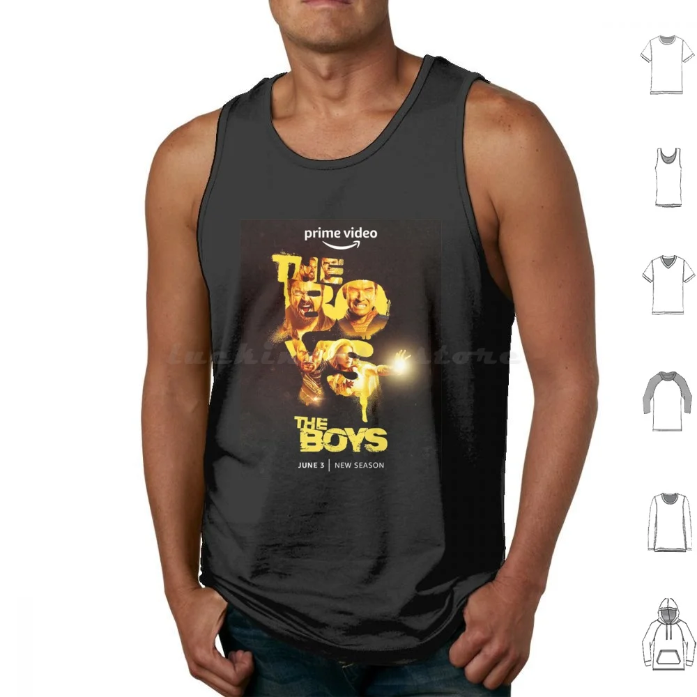 The Boys ( 2019 ) Tank Tops Print Cotton Movie Film Cool 2019 Hero 2021 2022 New Trend Boys Handsome