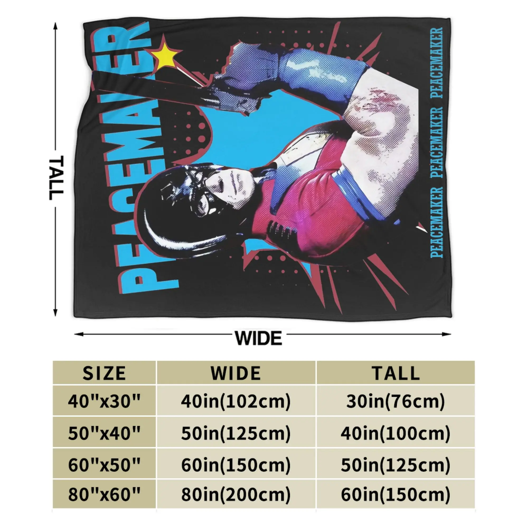 Vigilante Peacemaker يقتبس بطانية فائقة النعومة من الفلانيل هدية جديدة رمي البطانيات المفارش #5