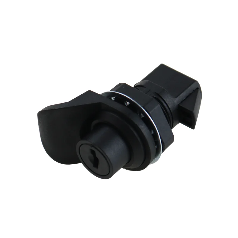 3pcs Plastic Press Type Cylindrical Telescopic Button Lock with Plum Blossom Pin Feature for Cabinet Light Box Elevator Door