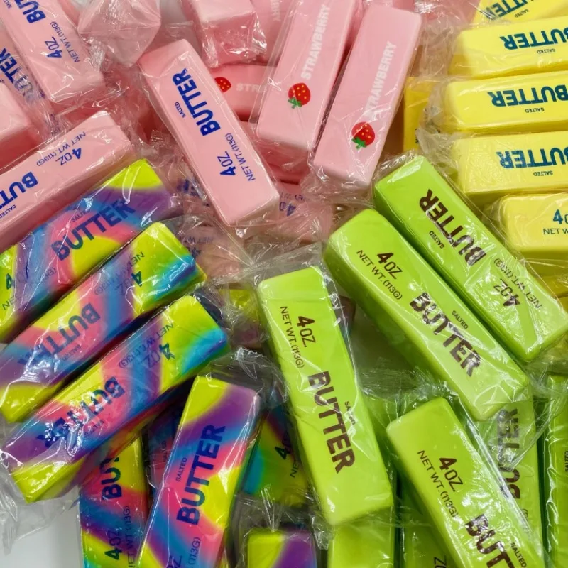 Random Color 1PCS Butter Stick Sticky Pressure Ball Fidget Toy Stress Relief Slow Rebound Squeezing Toy Bulk Party Favorite