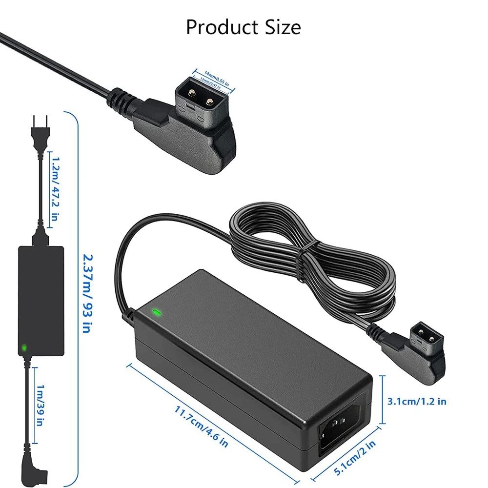 16.8V 3A ładowarka baterii z D-kranem do baterii z blokadą V/V-Mount