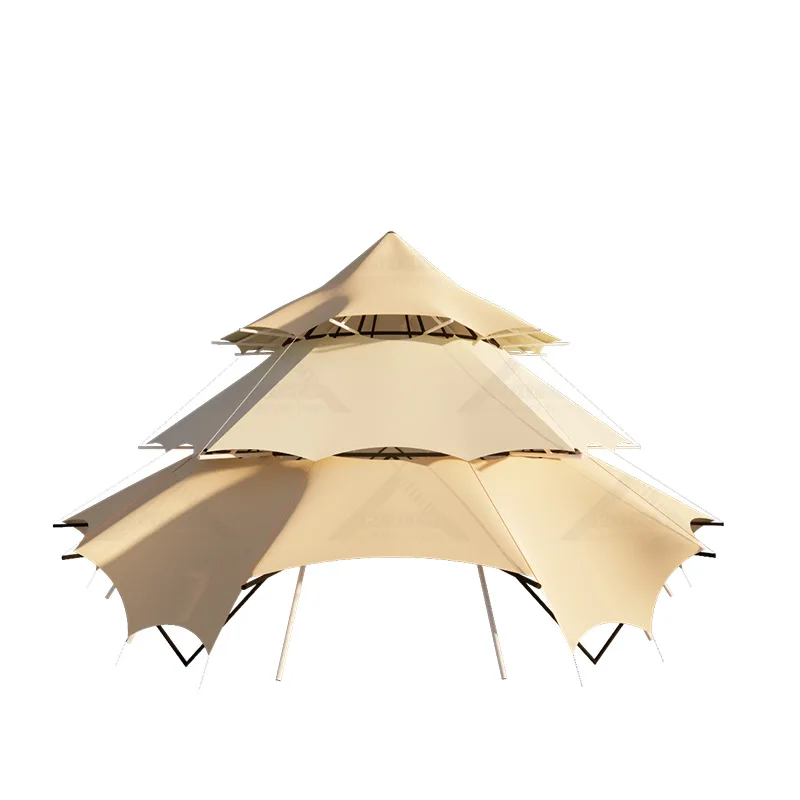 Tienda de campaña con dosel para acampar al aire libre, sombrilla impermeable de gran tamaño, protector solar gigante, especial para campamento
