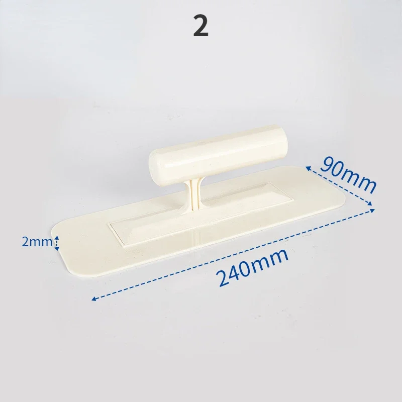 Transparent Plastic Plastering Concrete Trowel for Silica Wall Coating Putty Knife and Art Painting Dry Wall Construction Tools