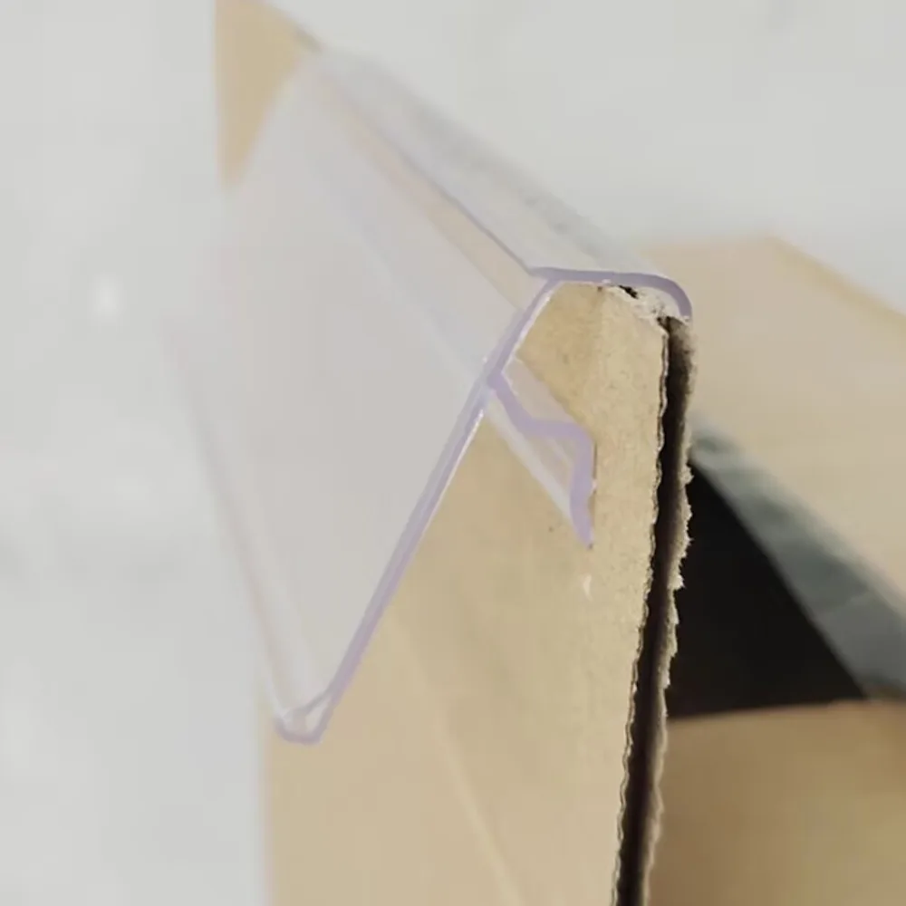 50 pz 8x3 cm Etichetta Slot Per Carta Scatola di Vetro Scatola di Plastica Cartellino del Prezzo Snack Box Cartellino del Prezzo Scaffale Cartellino del Prezzo Carta di Inclinazione