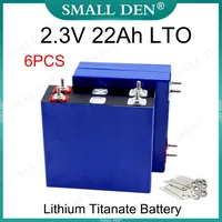 6pcs New 2.3V 22Ah Lithium Titanate LTO Battery 22000mAh DIY 12V E-scooter Speaker RV Car motor Low Temperature Resistant Cells