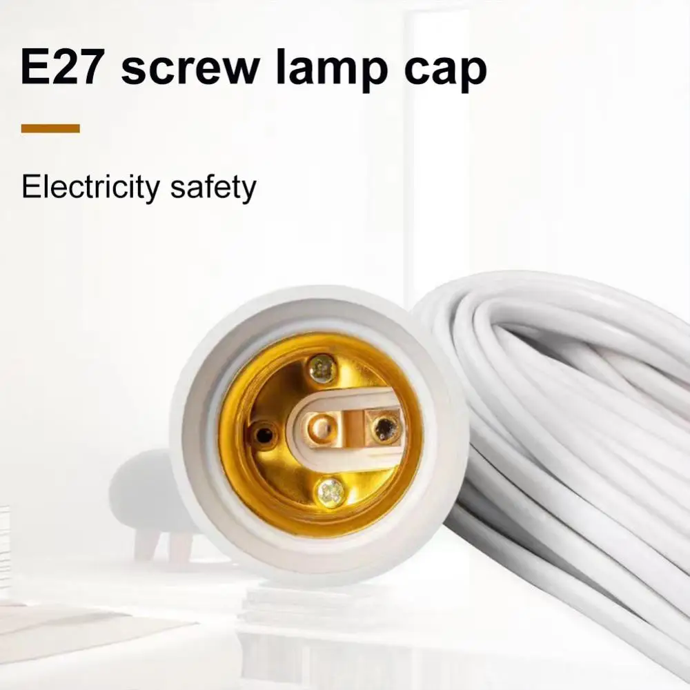 E27 Suspension Universal Screw Socket With Switch Lamp Plug Holder Adapter Converter With Switch Lamp 3/5/8/10m Wire Length