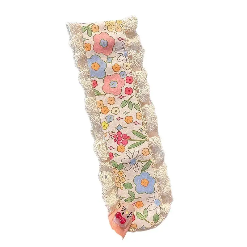 Sweet Floral Pattern Hair Fringe Sticker  Set Forehead Patch for Skincare Spa Home Makeup Routine