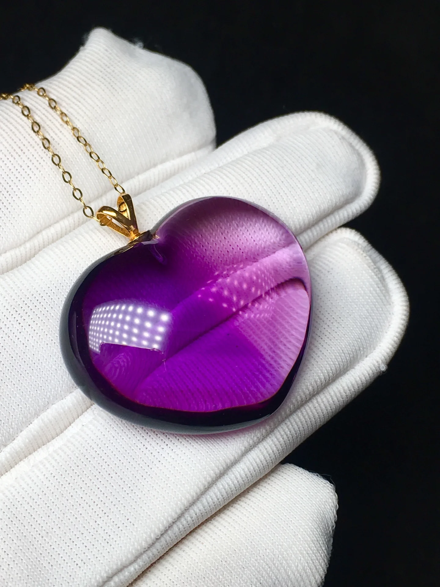 

Натуральный фиолетовый аметистовый кулон-сердце из кварца, бусина-подвеска, аметистовое ожерелье 24.28.11мм, целебное ювелирное украшение, камень AAAAAAA