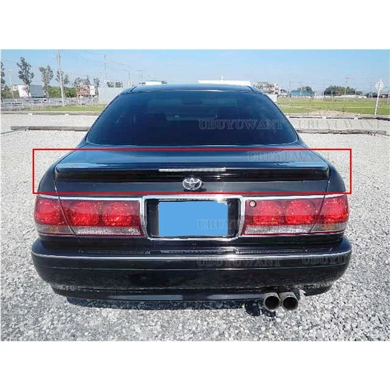 Rear Wing Spoiler For TOYOTA CROWN ATHLETE V 2000-2004 Year High Quality ABS Glossy Black Car Tail Wing Decoration Trunk Spoiler