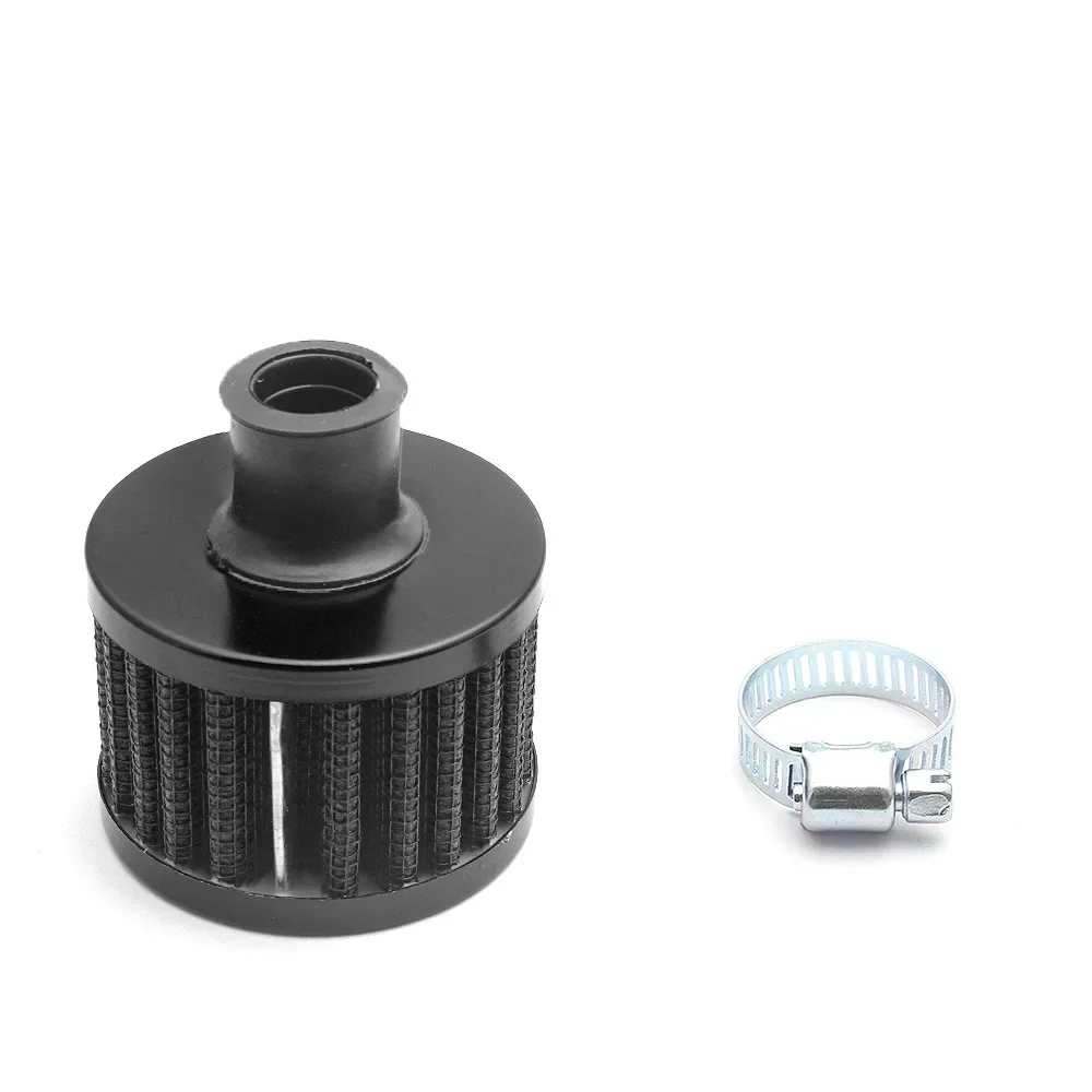 Air Filter Motorcycle 12mm Mini Filter Breather High Flow Air Intake Turbo Crankcase Vent Cover Performance Filter for Car Moto