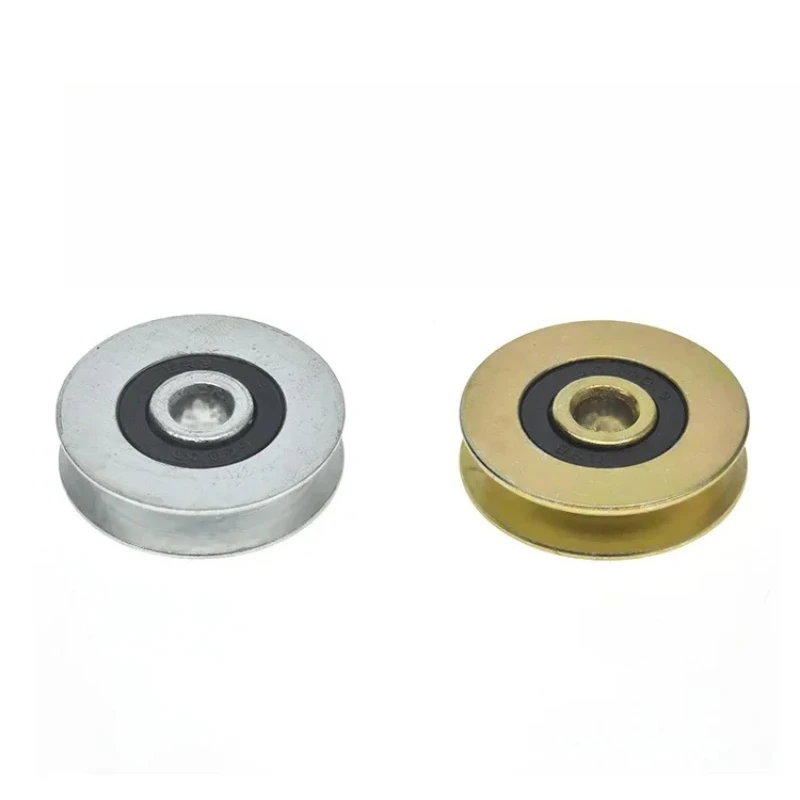 Metal Pulley Two-color Optional V-channel Wire Groove Suspension Wheel Guide Wheel
