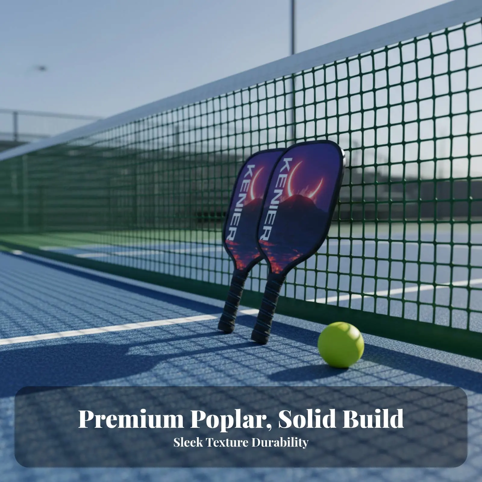 

Pickleball Paddle Long-Lasting Wooden Pickleball Paddle Comfortable Grip Non-Slip Handle for Students, Training