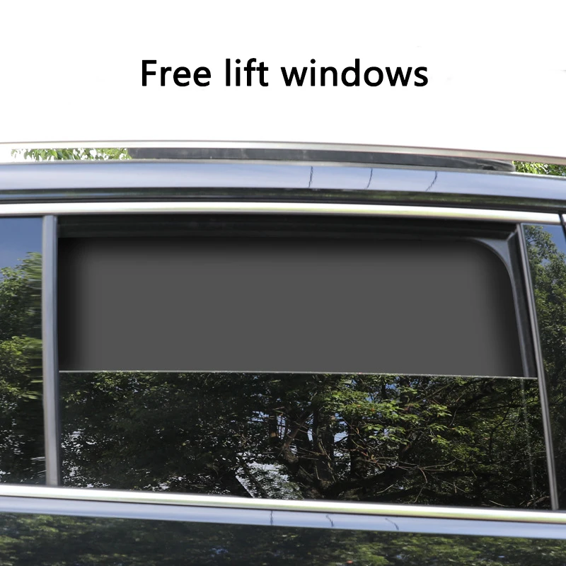 Universal Car Sunshade Window Magnetic Suction Sunshade Heat Insulation Cloth Cover Sunshade Car Side Sunshade