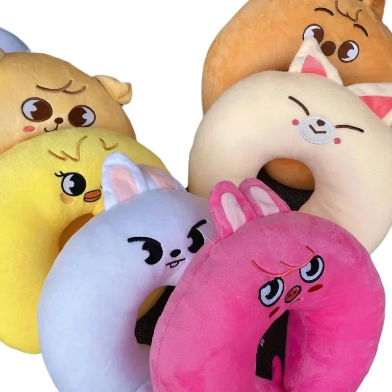 U-Pillow SY Stray Children Cartoon Star Same Surrounding For 5-STAR Cartoon U-Pillow Napping Flight Pillow Home Cervical Pillow