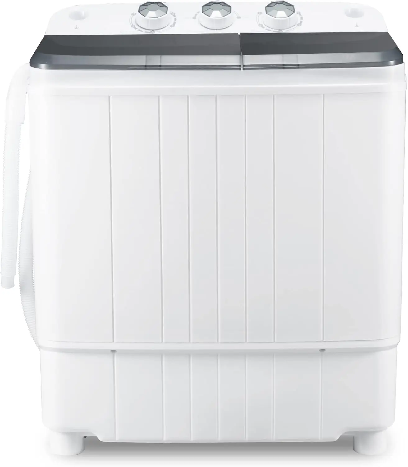 Portable Washing Machine 17.6Lbs Capacity Washer&Dryer Combo 2 In 1 Mini Compact Twin Tub Laundry Washer(11Lbs) NEW USA