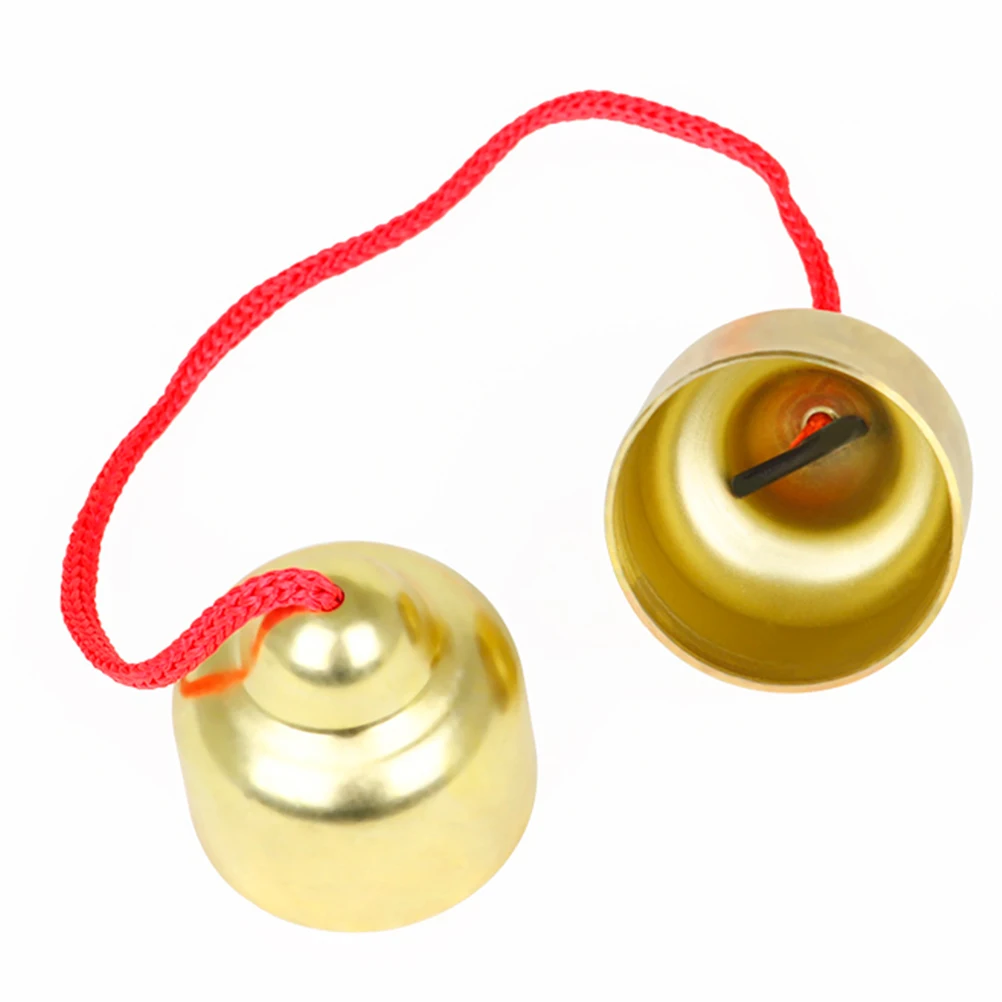 Giocattoli Piatti per dita a mano retrò Campane Strumenti musicali Comodo percussioni in metallo per bambini